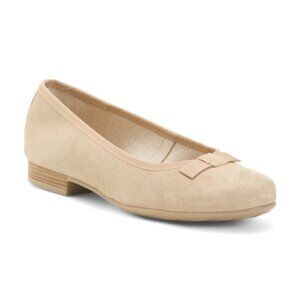 RIZZOLI Made In Italy Leather Ballerina With Accessory Flats